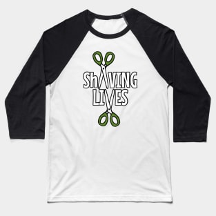 ShAVING LIVES 2024 logo Baseball T-Shirt